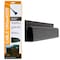 Fleming Supply J Channel Desk Cable Organizer, 10 Black Raceway, Cord Cover Management Kit for Desks, Offices 688724YNF - alternate 1